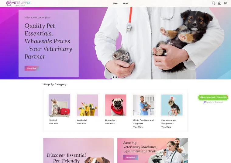 VetSupply.Online storefront