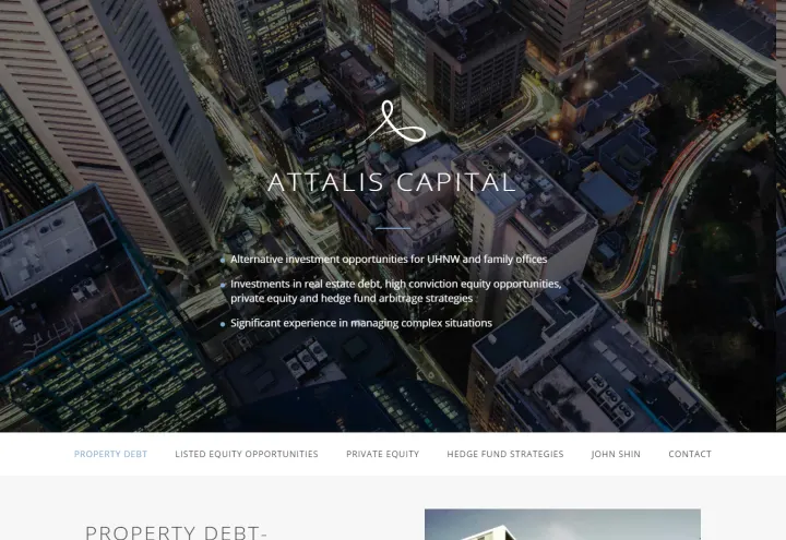 Attalis Capital website