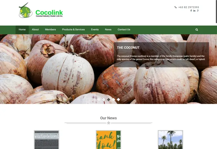 Cocolink government website