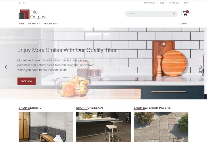 Florida Tile website