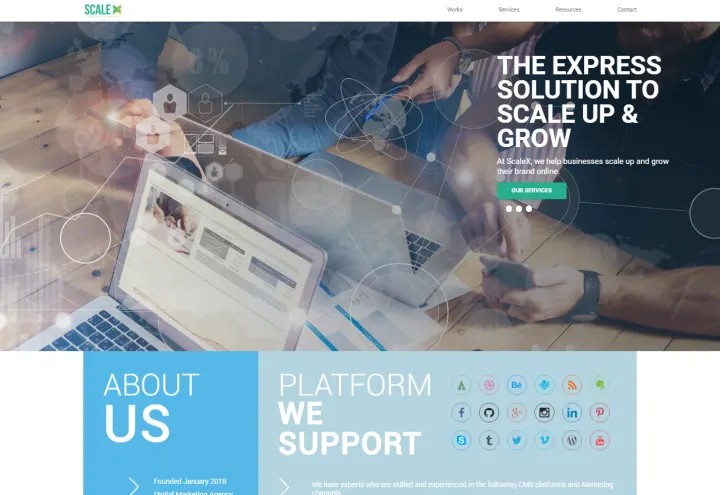Scalex website