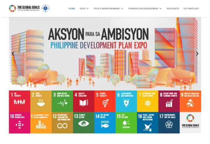SDG NEDA government website
