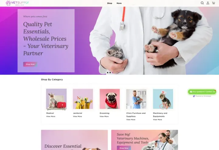 VetSupply Online BigCommerce storefront